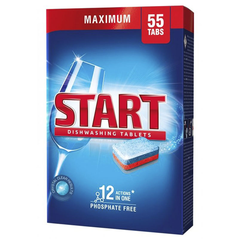 Таблетки для посудомийних машин START Maximum 55шт (100077) large popup