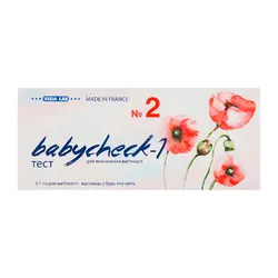 Тест для визначення вагітності BABYCHECK-1, Франція No2, відчуттів. від 10.