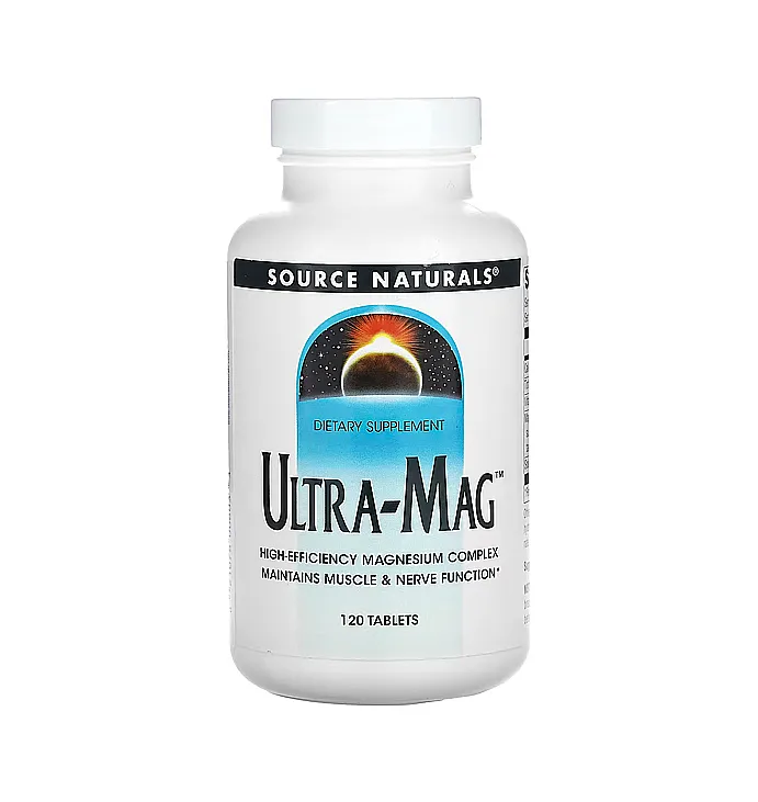 Ультра маг, Source naturals, 120таблеток