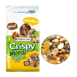 Versele-Laga Crispy Muesli Hamster ВЕРСЕЛЕ-ЛАГА КРІСПІ МЮСЛІ ХОМ`ЯК корм для хом`яків, щурів, мишей,