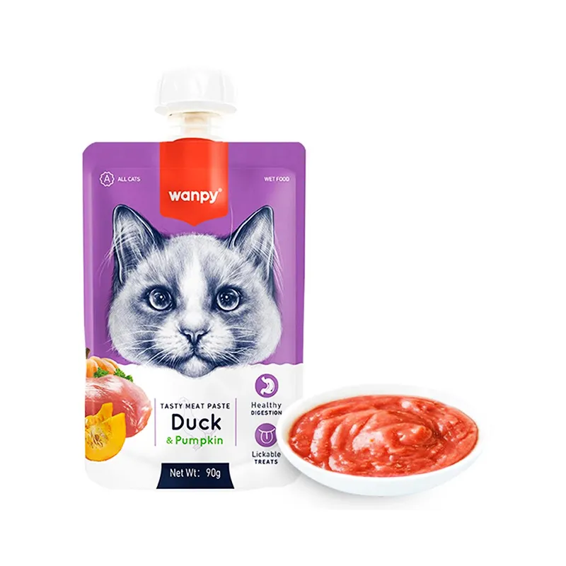 Wanpy Duck &amp; Pumpkin Крем-суп з качкою та гарбузом для котів