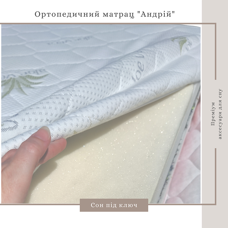 Матрац Андрій ,Memory Foam,ППУ, ортопедичний, 170*190*21см large popup