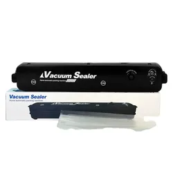 Вакууматор Vacuum Sealer для їжі, чорний (48821) УЦІНКА